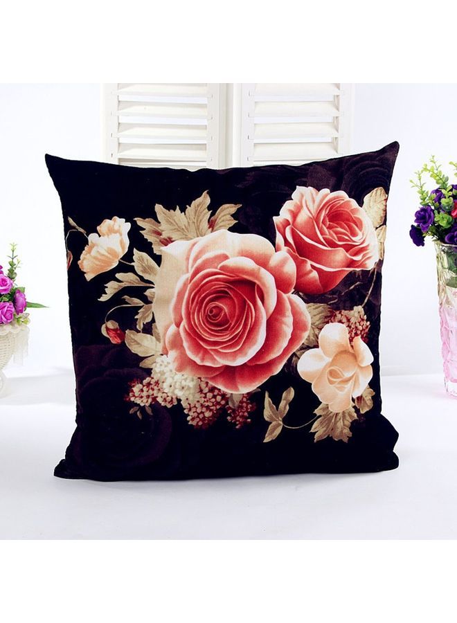 NIBEMINENT Rose Printed Cushion Cover Multicolour - Image 2