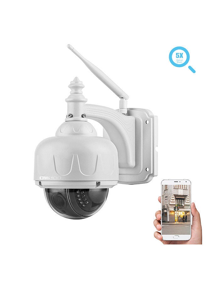 OWSOO Wireless 1080P Security Camera WiFi IP Camera for Home Surveillance Outdoor Monitor with Cell Phone App Two Way Audio PTZ & Night Vision TF Card Slot Motion Alarm 2.7-13mm Optical Zoom Lens