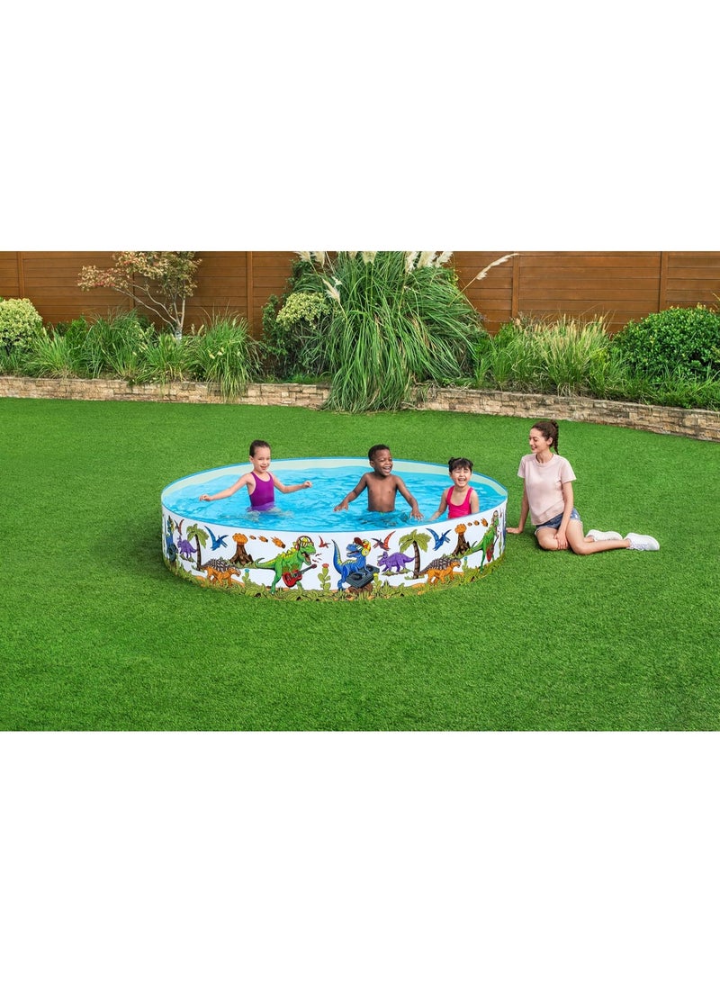 بست واي مسبح ديناصور للأطفال 244×46 سم - Image 2