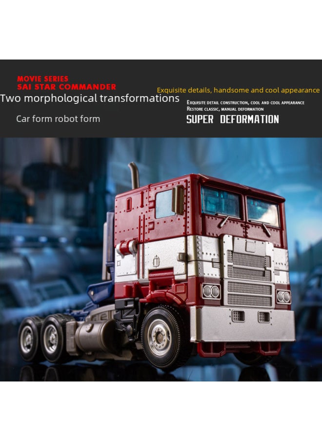 Generic - Aoyi Transforming Toy H6001-4 Thunderstar Commander Sky Opener Pillar Car Robot Model Toy/robot Model-Color:Micro Flying Wing Column - Image 1
