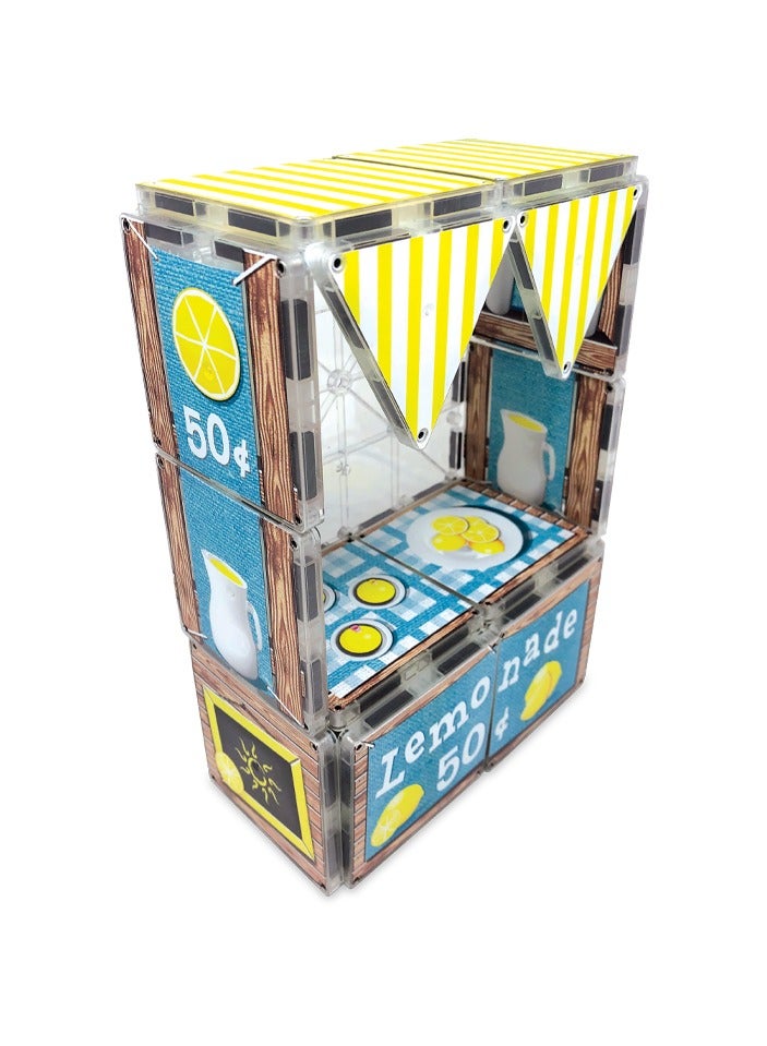 MAGNA-TILES CreateOn Dollars and Cents Lemonade Stand - Image 3