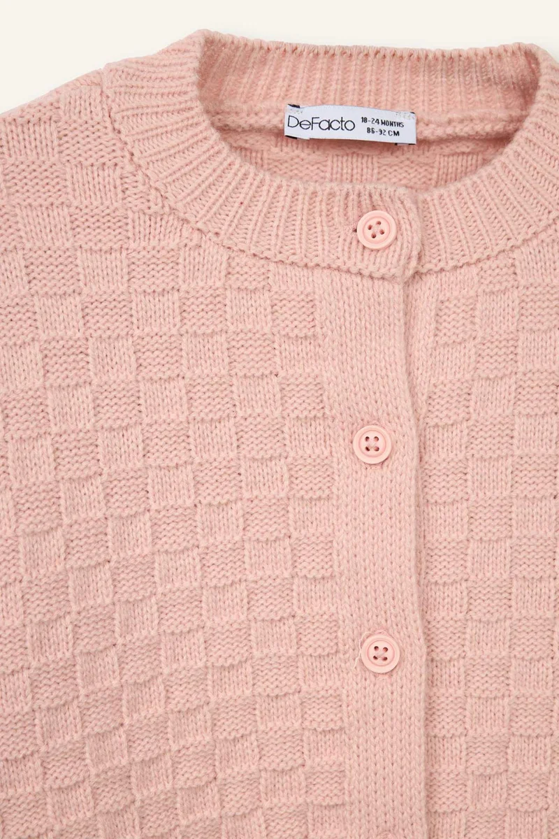 ديفاكتو Baby Girl Crew Neck Jacket