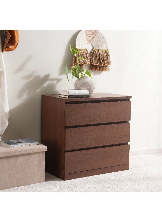 Pan Home Spring Collection Chest Of 3 Drawer - Wenge  - Image 1