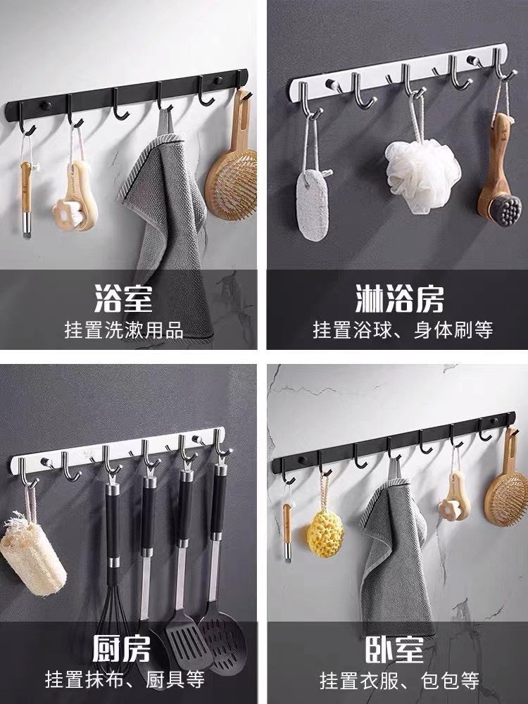 Stainless Steel 304 Coat Hook Wall Hanging Wall Hook Row Hook Coat Hook Clothes Hook Clothes Hanging Wall Hook - Image 3