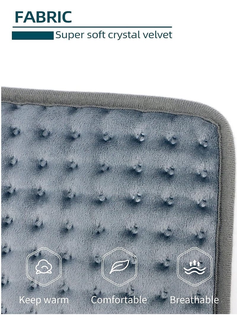 Generic Heating Pad for Pain Relief of Back Neck and Shoulder, 6 Electric Temperature Options, 4 Temperature Settings, Auto Shut Off  - Image 4