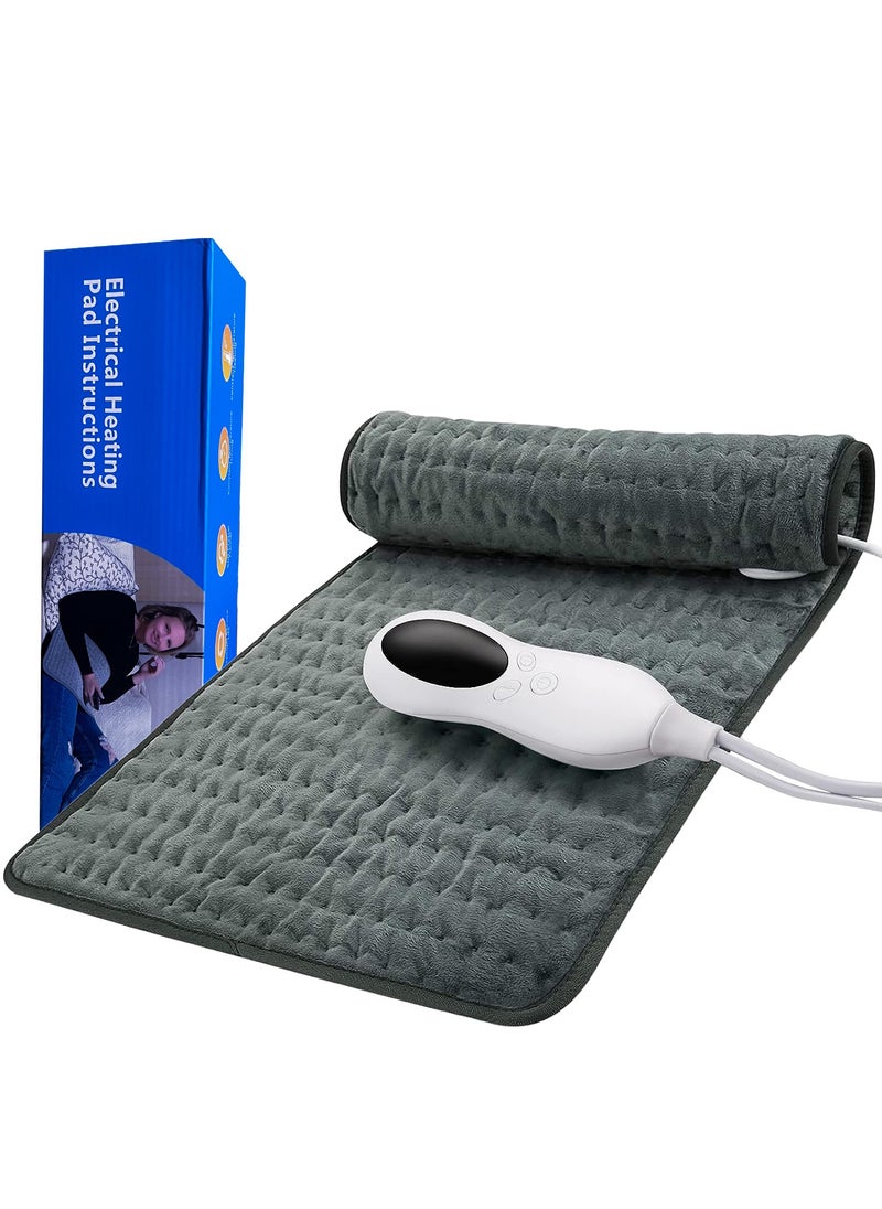 Generic Heating Pad for Pain Relief of Back Neck and Shoulder, 6 Electric Temperature Options, 4 Temperature Settings, Auto Shut Off  - Image 1