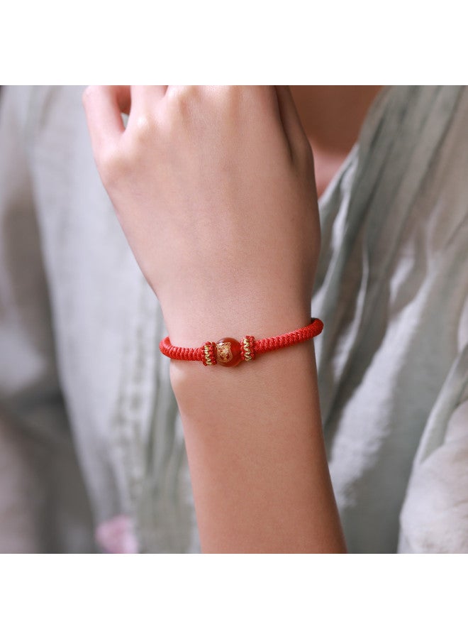 Goddess Renewal】 Zodiac Peace Red String Braided Bracelet For Men And Women, Couple Gift For Girlfriend - Image 4