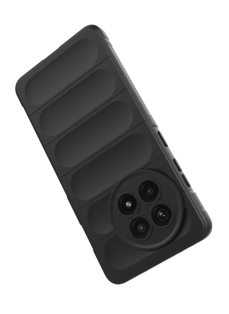 Generic - Case For OnePlus Ace 5 5G / OnePlus Ace 5 Pro 5G  ,- Brushed Shockproof Protection Cover Durable Anti-Scratch - Case Premium Quality Slip-Resistant With Protection For Camera - Black - Image 1
