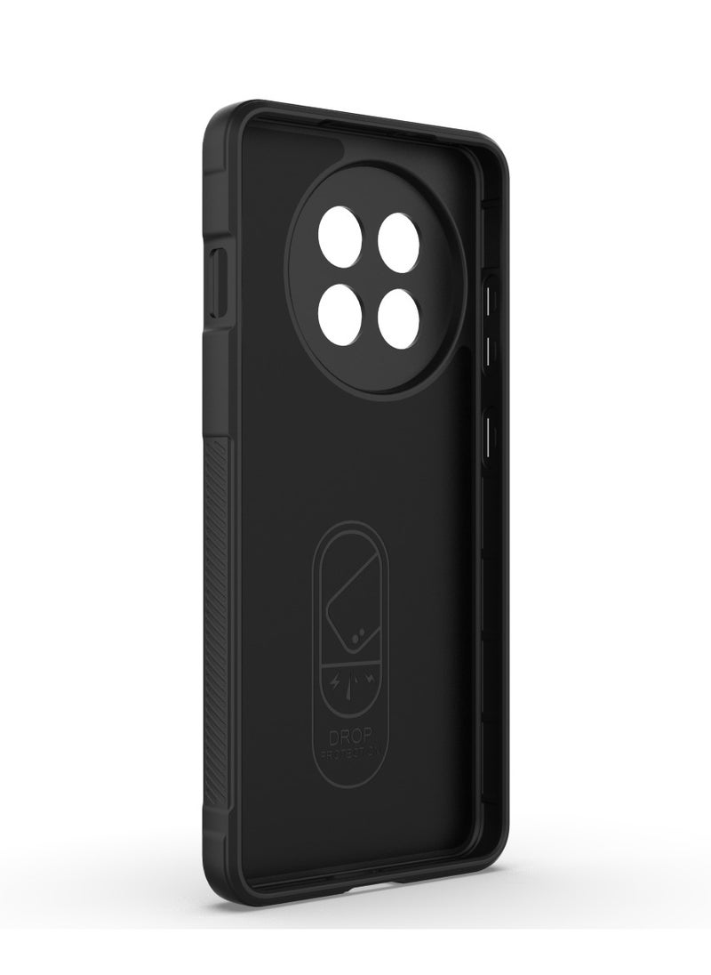 Generic - Case For OnePlus Ace 5 5G / OnePlus Ace 5 Pro 5G  ,- Brushed Shockproof Protection Cover Durable Anti-Scratch - Case Premium Quality Slip-Resistant With Protection For Camera - Black - Image 1