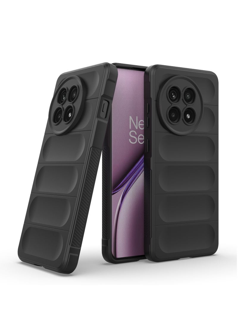 Generic - Case For OnePlus Ace 5 5G / OnePlus Ace 5 Pro 5G  ,- Brushed Shockproof Protection Cover Durable Anti-Scratch - Case Premium Quality Slip-Resistant With Protection For Camera - Black - Image 1