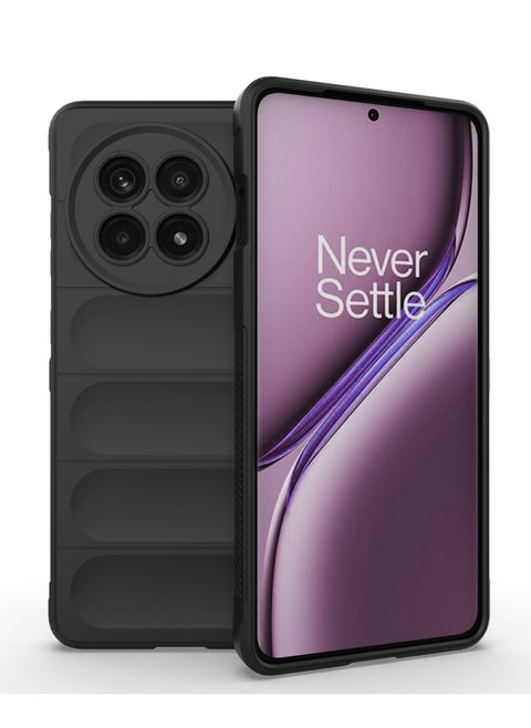 Case For OnePlus Ace 5 5G / OnePlus Ace 5 Pro 5G  ,- Brushed Shockproof Protection Cover Durable Anti-Scratch - Case Premium Quality Slip-Resistant With Protection For Camera - Black
