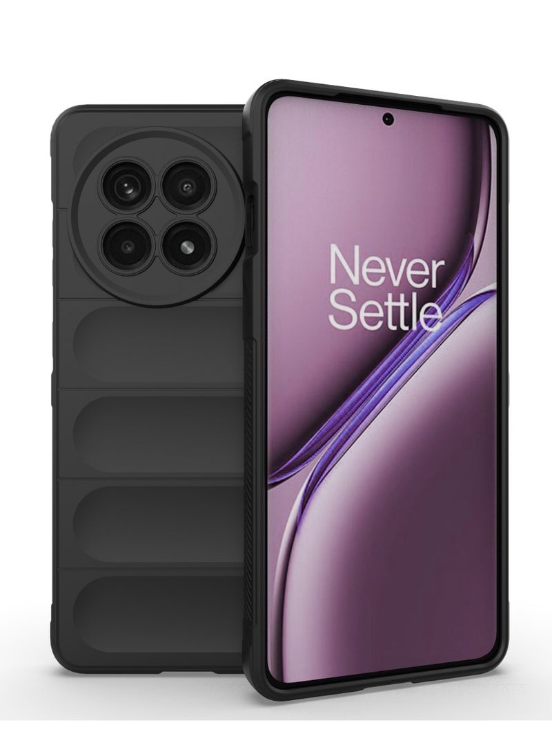 Generic - Case For OnePlus Ace 5 5G / OnePlus Ace 5 Pro 5G  ,- Brushed Shockproof Protection Cover Durable Anti-Scratch - Case Premium Quality Slip-Resistant With Protection For Camera - Black - Image 1