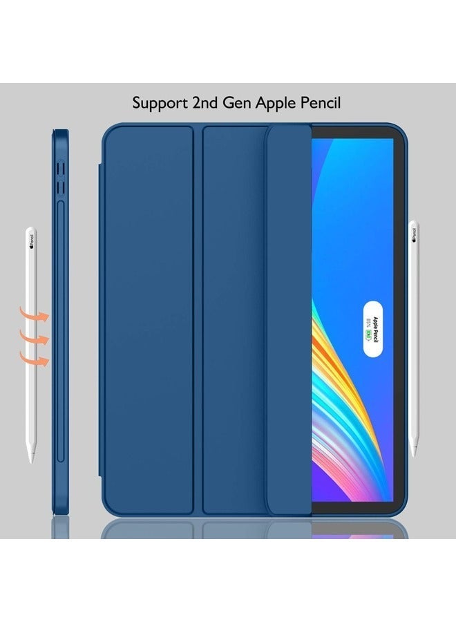 Raxoom Navy Blue Smart Case for iPad Pro 11-Inch (2022/2021) â€“ Trifold Stand with Pencil Holder, Soft TPU Back, Auto Wake/Sleep, and 2nd Gen Pencil Charging Support - Image 3