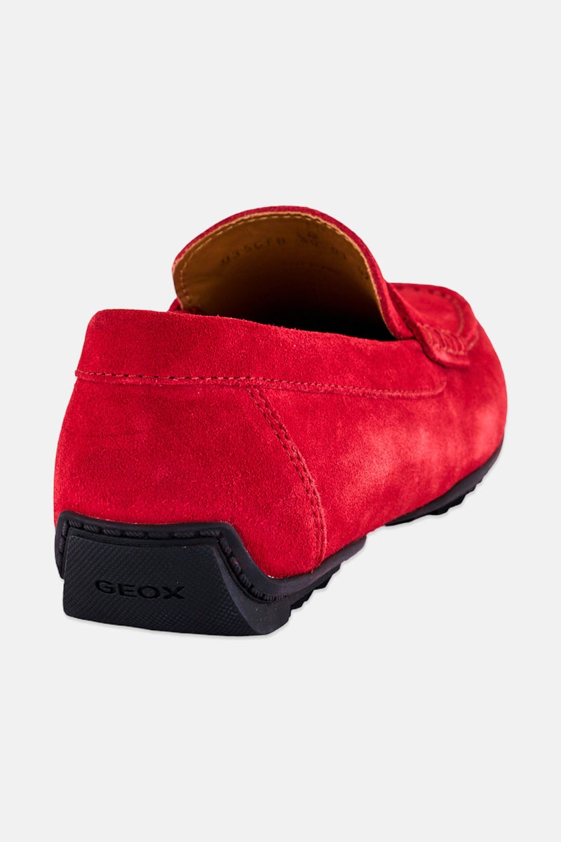 GEOX Men U Kosmopois Slip On Loafers, Red - Image 3