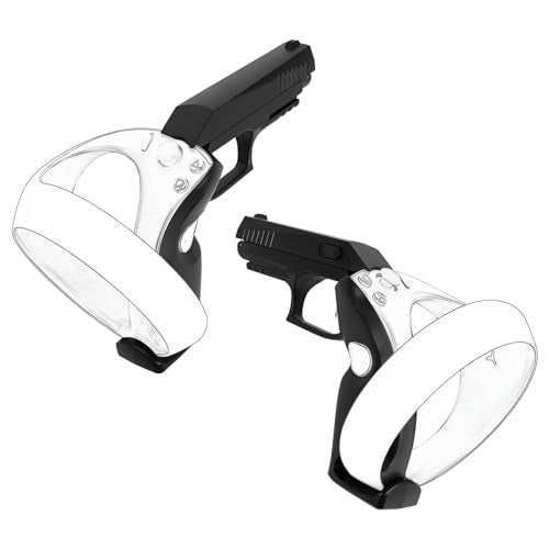 Geekria VR Game Gun Controller Cover Compatible with Sony PlayStation PSVR 2 Shooting Bracket Stand, Shooting Game Handle Accessories, Durable Hard Shell Anti-Slip Grip Protector - Image 1