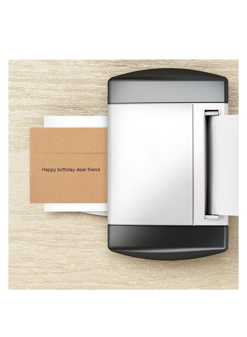 Zikra 50Pcs Brown Kraft Envelopes, 5x7 Envelopes for Invitations, A7 Invitation Envelopes, Card Envelopes, for Personalize Gift Cards, Wedding, Baby Shower, Birthday Party - Image 4