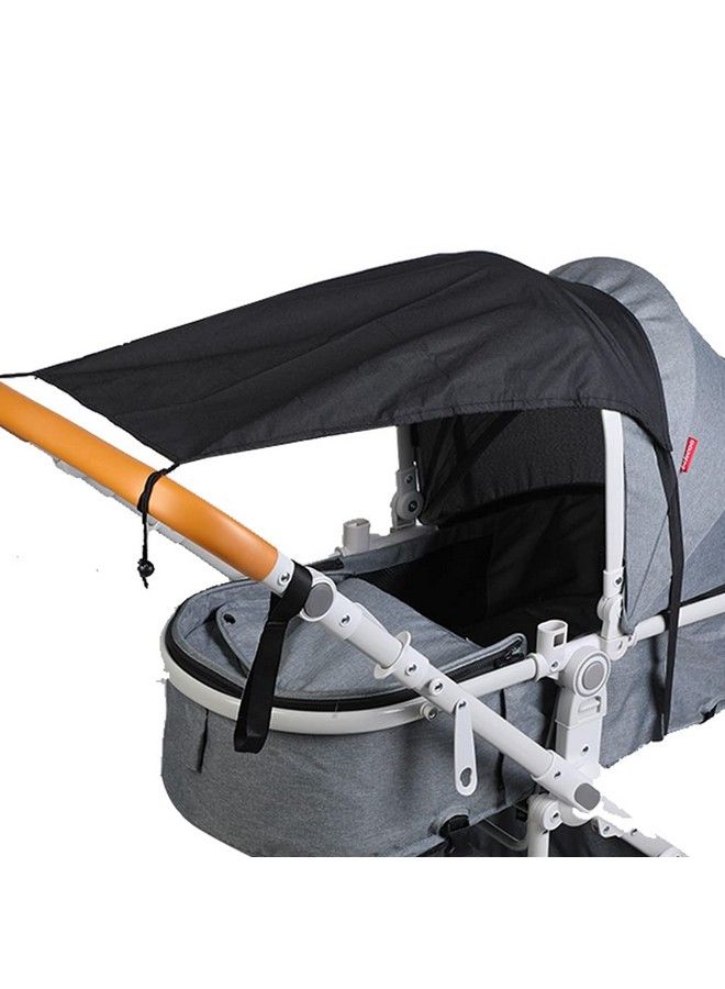 BXT Stroller Cover For Sun Universal Foldable Stroller Sun Shade Spf 50 Uv Protection Infant Newborn Outdoor Stroller Shade Canopy Attachment For Summer - Image 3