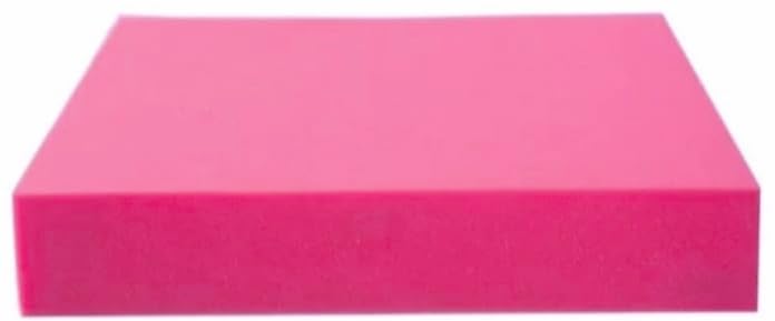 Xpression india PU Foam Sheet 40 Density for Cushions Chair Seat Yoga Meditation Seat 5 inch Single PU Foam Mattress L x W 18 inch x 18 inch - Image 1