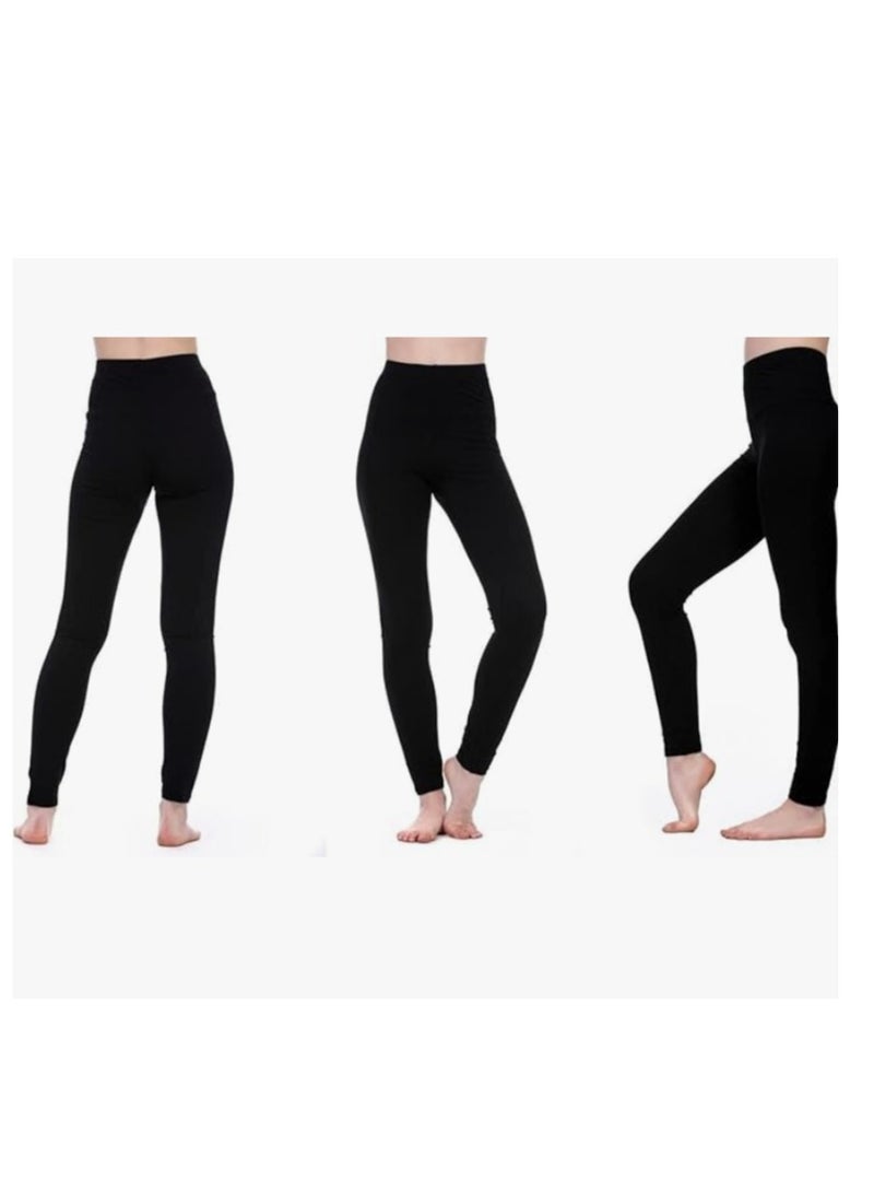 Dice Women's Long Pant Solid Lycra DW113/02 W17 – Comfortable & Stylish Leggings - Image 1