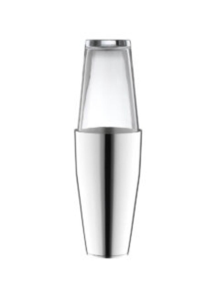 Precise Boston Stainless Steel with Glass Cocktail Shaker, 530 ml  - Image 1