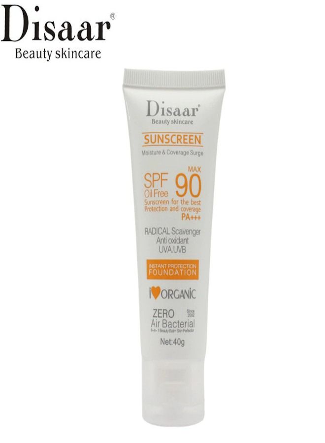 Disaar Sunscreen Instant Protection Foundation SPF 90 40g - Image 2
