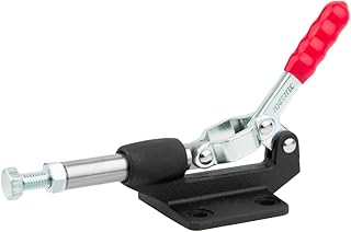 POWERTEC 20318 Push Pull Toggle Clamp 305CM - 500 lb Heavy Duty Holding Capacity, Plunger Stroke Clamp w Flange Base - Image 1