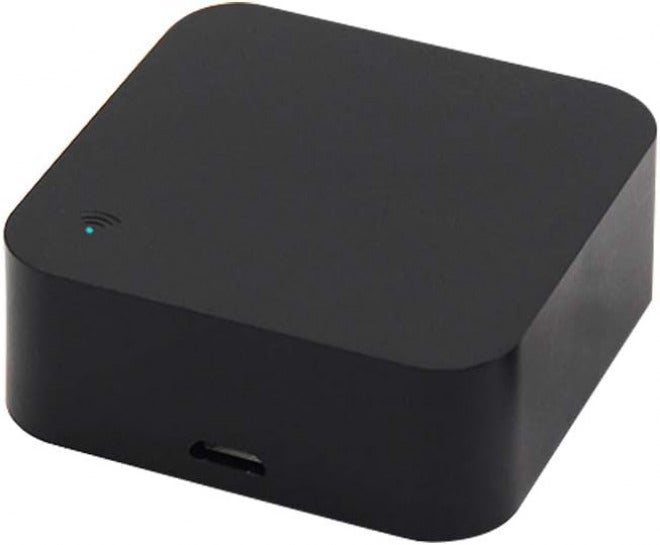 Irfora جهاز تحكم عن بعد ذكي بالوايفاي والأشعة تحت الحمراء (WiFi 2.4Ghz)، يدعم التحكم بالأجهزة مثل مكيفات الهواء، أجهزة التلفاز، أجهزة DVD، ومراوح الهواء، ويتوافق مع تطبيق Tuya Smart Life، بالإضافة إلى أنظمة التحكم الصوتي مثل Alexa وGoogle Home وIFTTT. - Image 1
