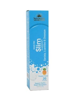 SUNSHINE NUTRITION Slim Support Effervescent Pineapple Support Healthy Weight Management Table 20S 