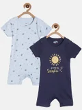 Broon Light Blue and Navy