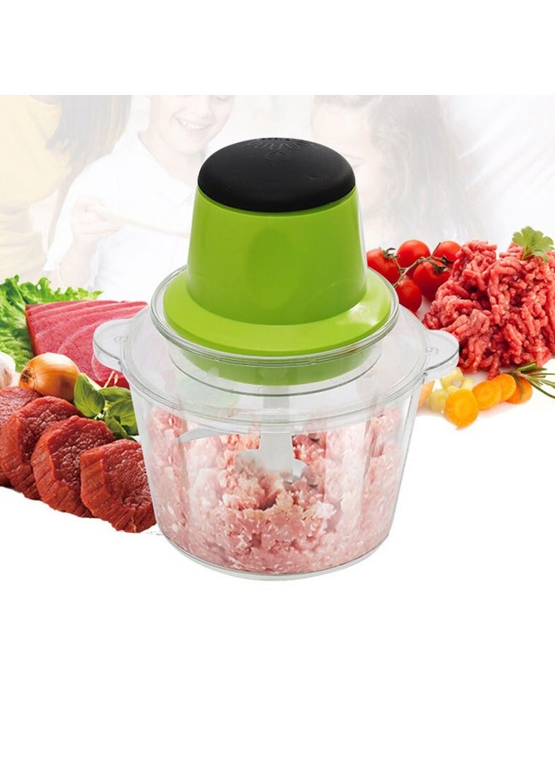 DubaiGallery مفرمة لحوم كهربائية أوتوماتيكية متعددة الوظائف لتقطيع اللحوم والفواكه والخضروات ومعالج الطعام وأداة الطبخ في المطبخ - Image 1