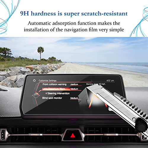 SKTU Screen Protector Foils for 2020-2025 2026 Toyota GR Supra A90 8.8In Navigation GR Supra Accessories Tempered Glass Scratch Resistance HD Clear - Image 2