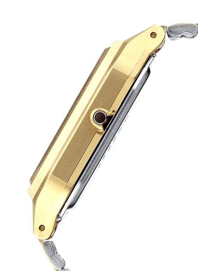 كاسيو ساعة يد ستانلس ستيل مقاومة للماء تناظرية + رقمية AQ-230GA-9BMQ - Image 3