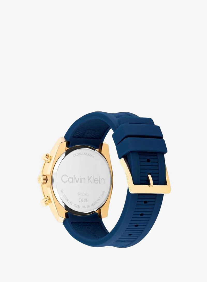 Calvin Klein  Quartz analog Watch with Silicone Bracelet for Men | Best Price UAE