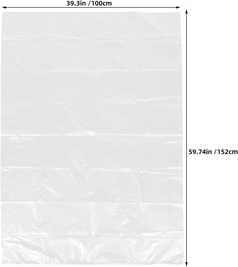 All space matching look 6pcs Large Clear Plastic Bags 59.84x39.37 Inch Luggage Cover - Reusable Giant Storage Bags for Suitcase Furniture Chair Bike Suitcase Clothes Packing Long term heavy use compatible Cost effective upgraded craftsmanship Fade proof Water rust proof Gulf market standard build Safe approved storage space Intercity storage hub Season change compatible build All temp range compatible build Protective coating Dust tight seal Diverse purchase plan Global mainstream design picks Simple multi-feature practical build Freeze crack proof Pre-sale confirmed stock Wide daily application Global versatile design Field tested quality Diverse application fit Regional distribution available In-house warehouse packing All-round unified build Workday cycle fulfillment - Image 3