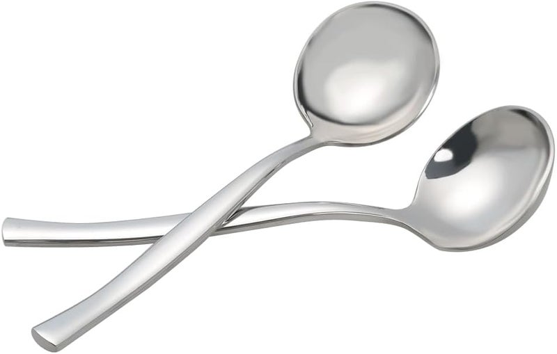 Qskely 3-Piece Stainless Steel Soup Ladle Spoon, Gravy Ladle Spoon - Image 1