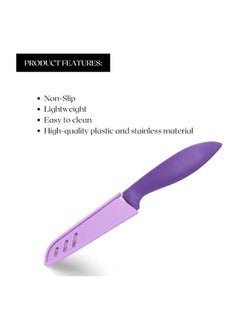 erorex Utility Stainless Knife with Sheath - 10cm  - Image 2