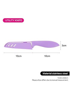 erorex Utility Stainless Knife with Sheath - 10cm  - Image 3