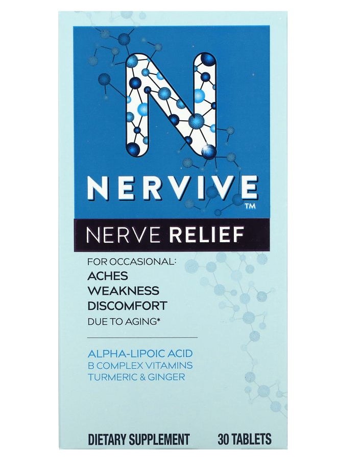 Nervive - Nerve Relief 30 Tablets - Image 1