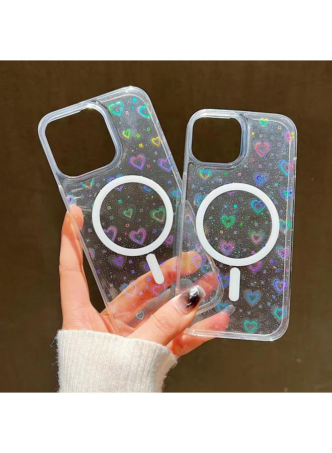 اس-توب جراب لهاتف iPhone 12 Pro Max Laser Love MagSafe TPU - Image 2