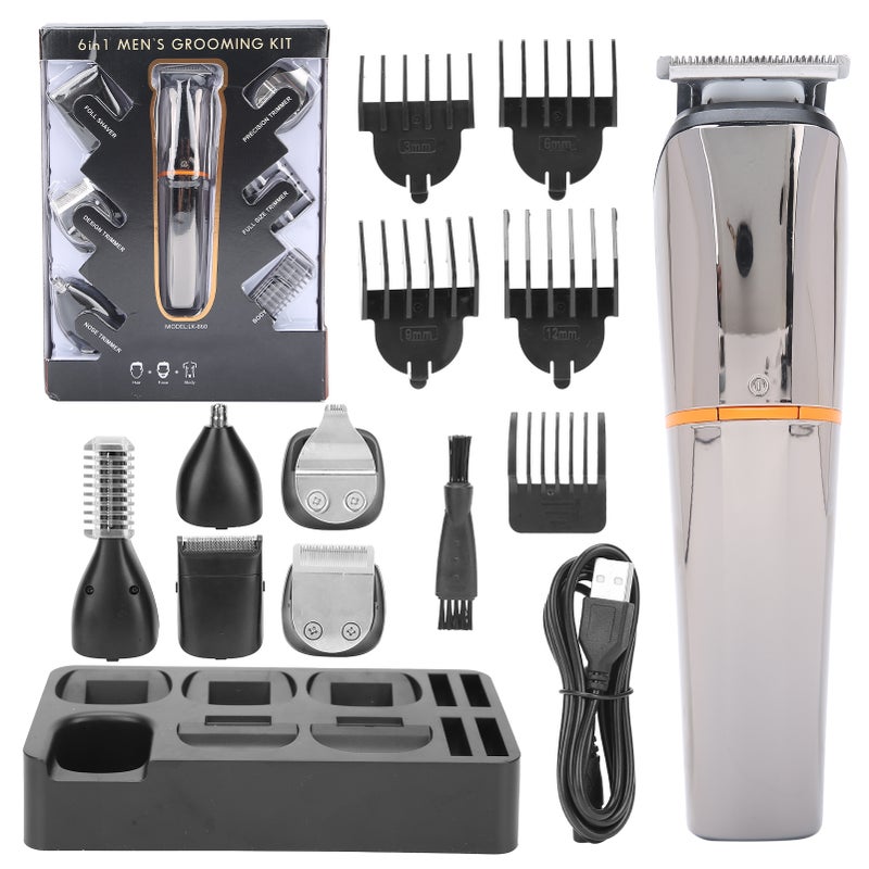 Multi Functional Rechargeable Electric Hair Clipper Shaver Razor Body Nose Hair Trimmer - Image 1