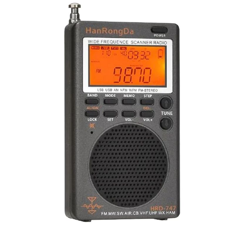 هان رونغدا إلكترونيات HanRongDa HRD-747 - بني - Image 2