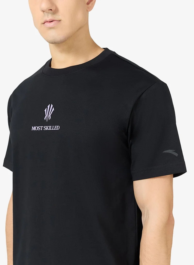 ANTA Black KAI ·Series | Men’s A-COOL Antibacterial Training Tee for Men | Best Price UAE