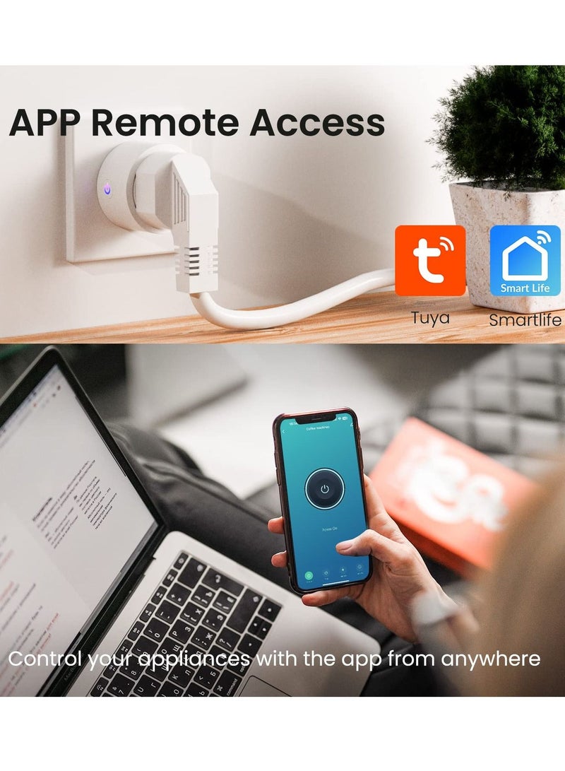 هومستر واي فاي Smart Plug 16A 2.4GHz التحكم عن بعد ومواقت رصد الطاقة متوافق مع جوجل هوم - Image 5