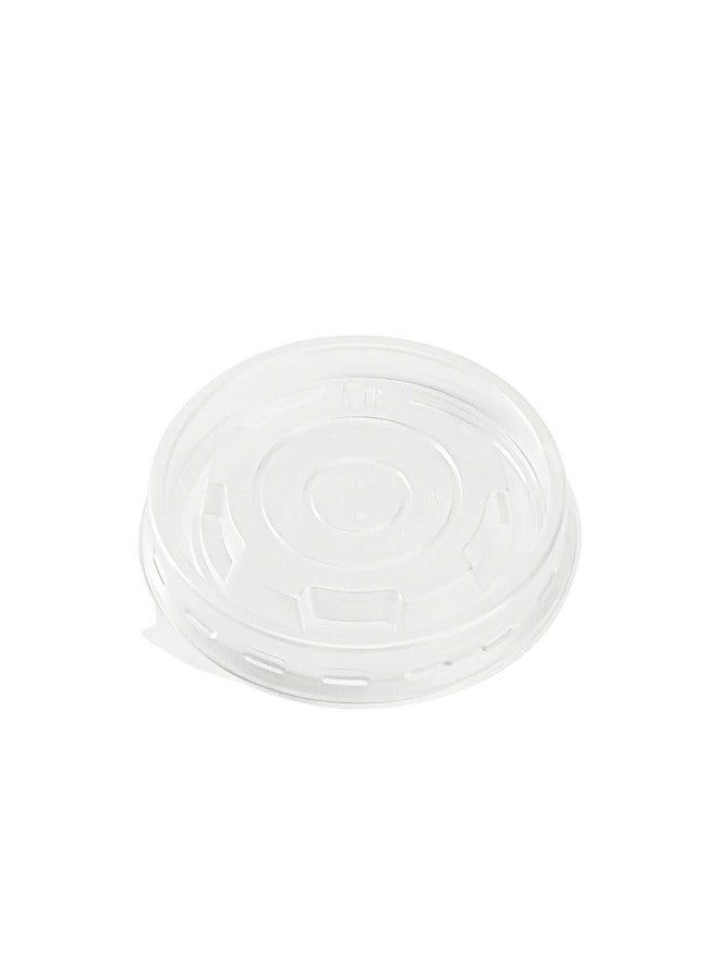 Karat C-KDL95-PP 8 oz PP Food Container Flat Lids (Case of 1000) - Image 2