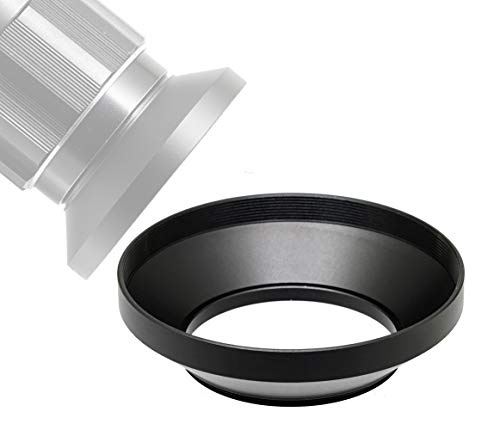 Fotasy 37mm Metal Wide Angle Lens Hood for Canon, Fuji, Leica, Leitz, Nikon, Olympus, Panasonic, Pentax, Sony Lens - Image 2
