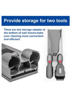 SYOSI قاعدة تثبيت المكنسة الكهربائية - حامل مثبت على الحائط متوافق مع المكانس الكهربائية Dyson V11 V15 (غير متوافق مع Dyson V10)  - Image 3