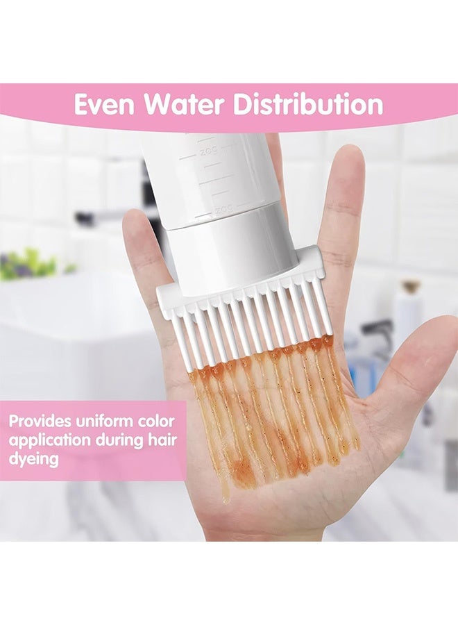2 Pcs 180ml Hair Oil Applicator Bottles with 2 Scalp Massage Brushes, Hair Dye & Treatment Applicator with Graduated Scale, for Hair Oil, Root Touch-Up, DIY Hair Coloring - Image 3