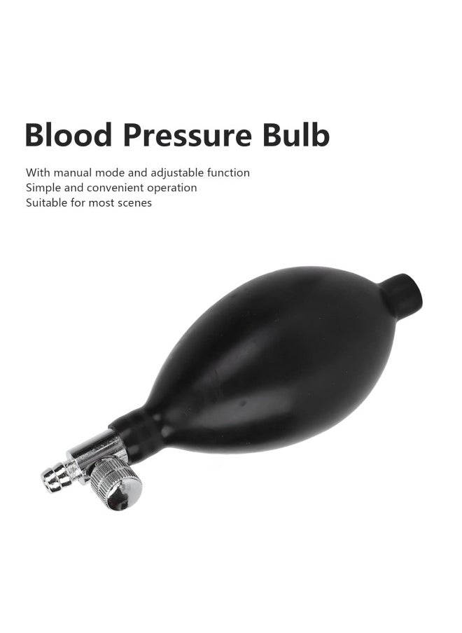 Blood Pressure Latex Bulb, Replacement Inflation Bulb Pump Hand Squeeze Sphygmomanometer Bulb for Manual Inflation of Sphygmomanometer - Works with BP Cuff and Cervical Inflatable Devices