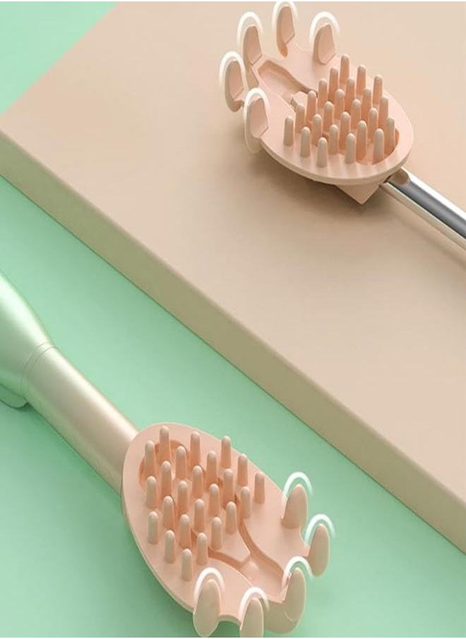 M MIAOYAN - Electric back scraper scalp massager automatic anti-itch scraper with telescopic handle portable body scraper with wide claws all back scrapers suitable for adults, women, men, head, legs - Image 1