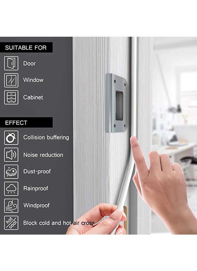 Breewell Breewell Door Seal Strip D Shaped Tape for Window Door for Home 6 Meter Brown  - Image 3
